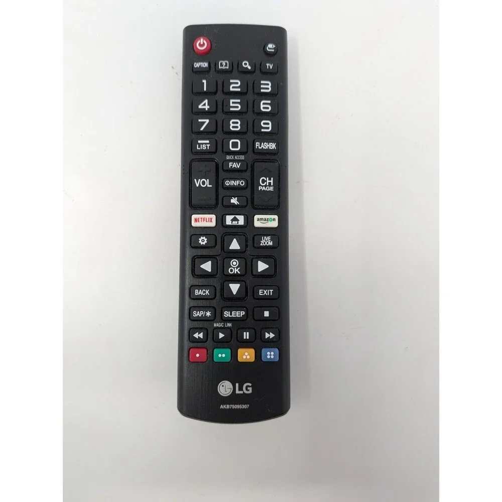 Genuine LG AKB75095307 OEM Smart TV Remote Control Netflix Amazon UJ LJ Series - Picture 1 of 3